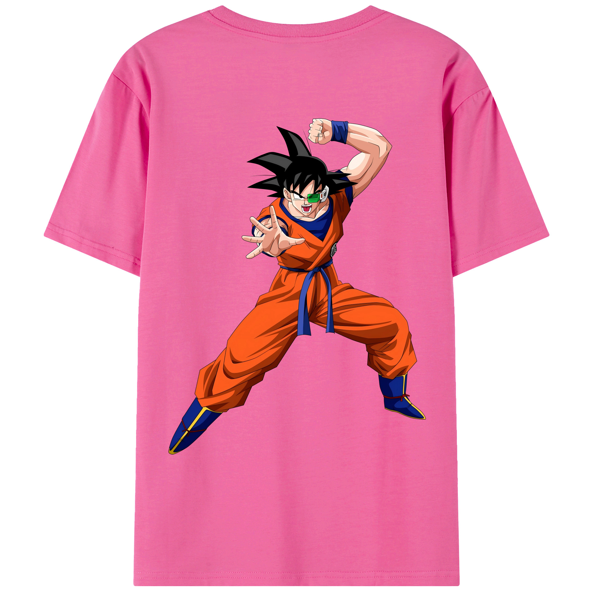 （画像用） ドラゴンボール 孫悟空（そん ごくう）Son Goku カカロット DRAGON BALL Kakarotto レディース半袖Tシャツ(バックプリント)